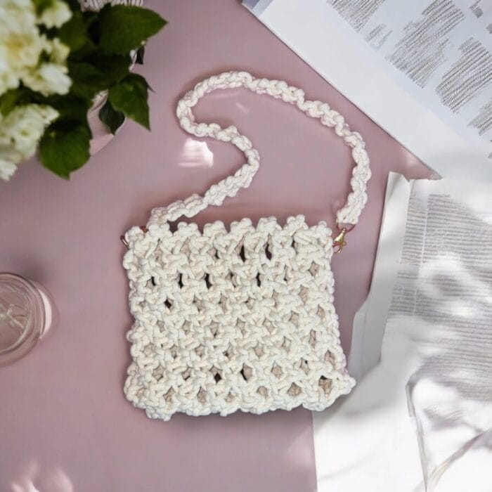 Bolsa Lu - Macramê